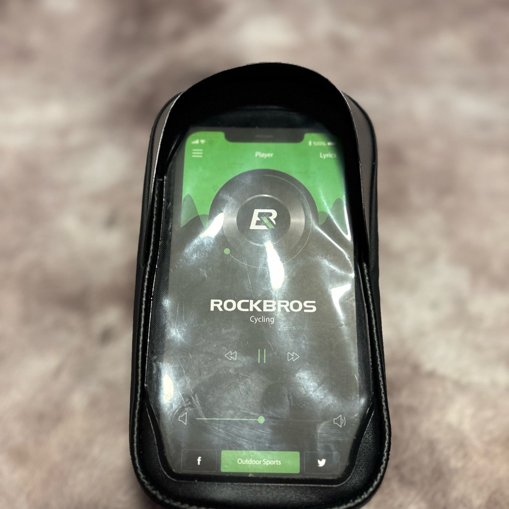 Rockbros Black Phone Case for Cycling